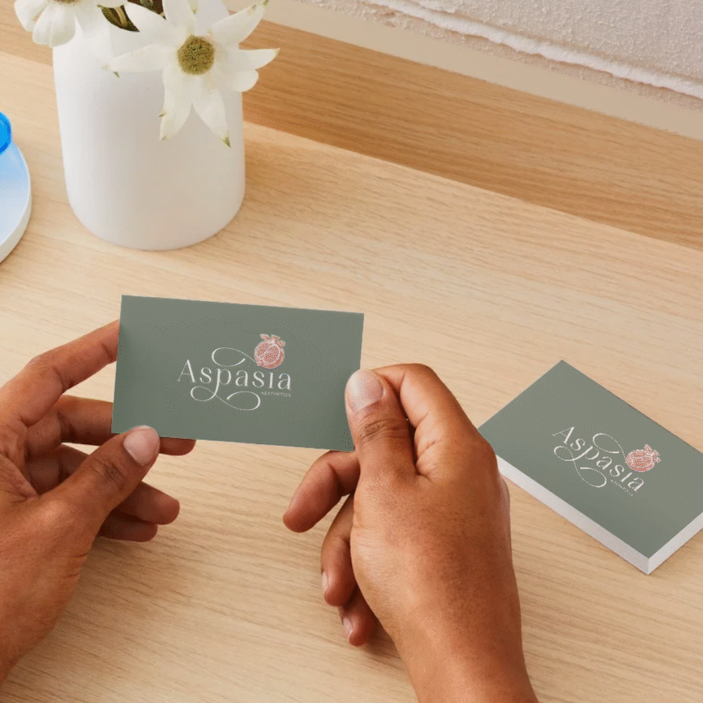Aspasia Business Cards