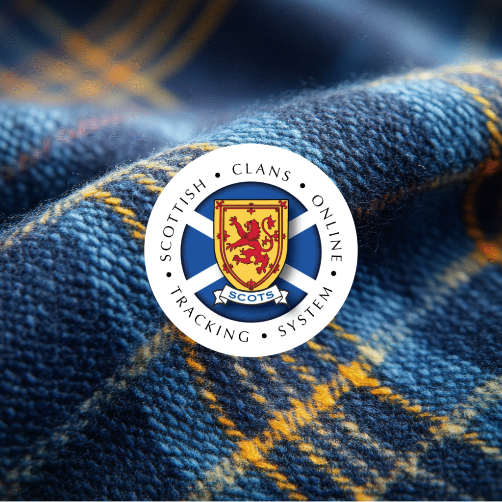 SCOTS logo on tartan